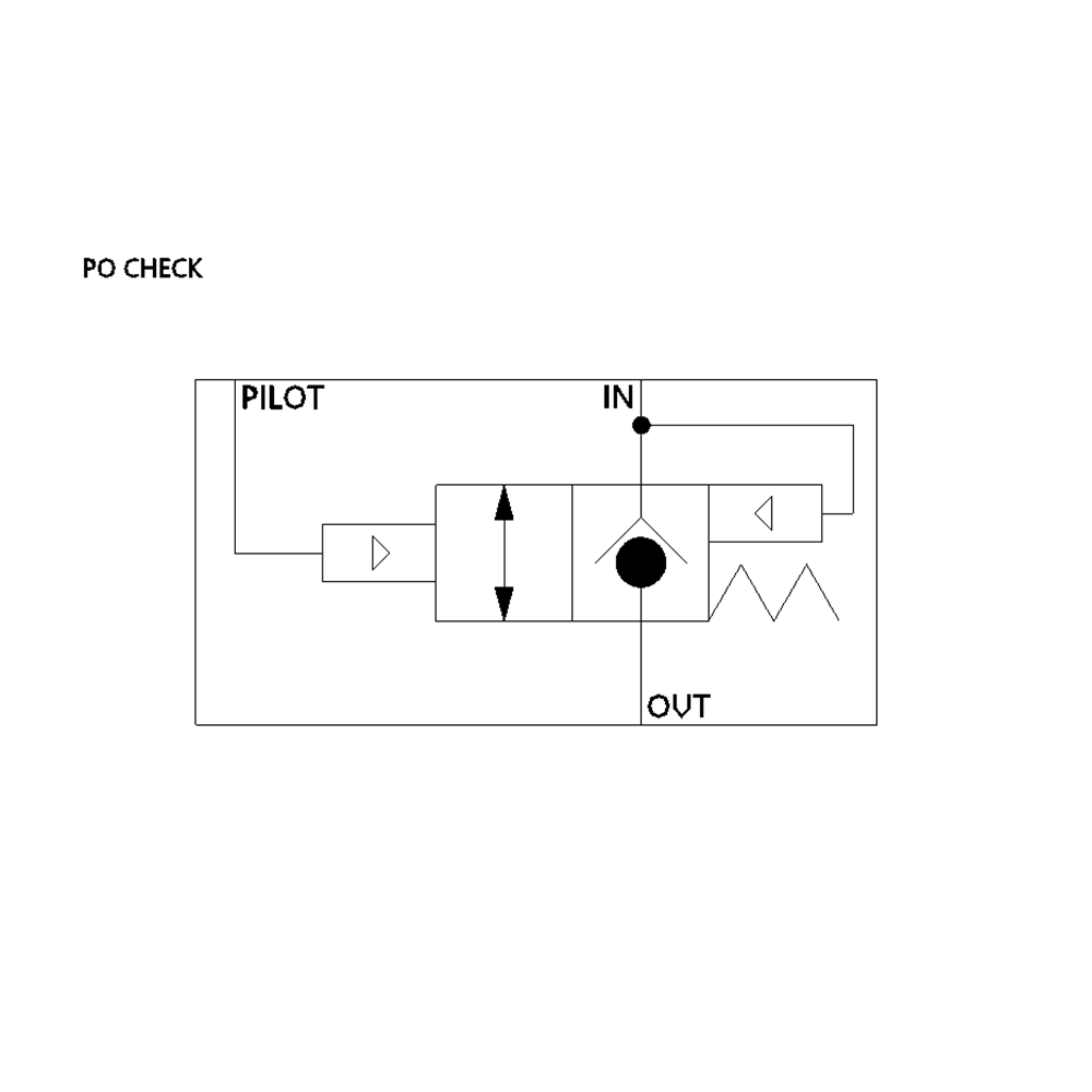 521201 ALADCO PO CHECK VALVE<BR>1/8" NPT FEMALE, NO O'RIDE, 120PSI